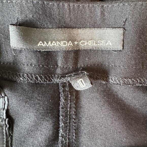 AMANDA + CHELSEA Black Pants Size 10 Business Casual Neutral Minimalist Travel - Picture 8 of 9